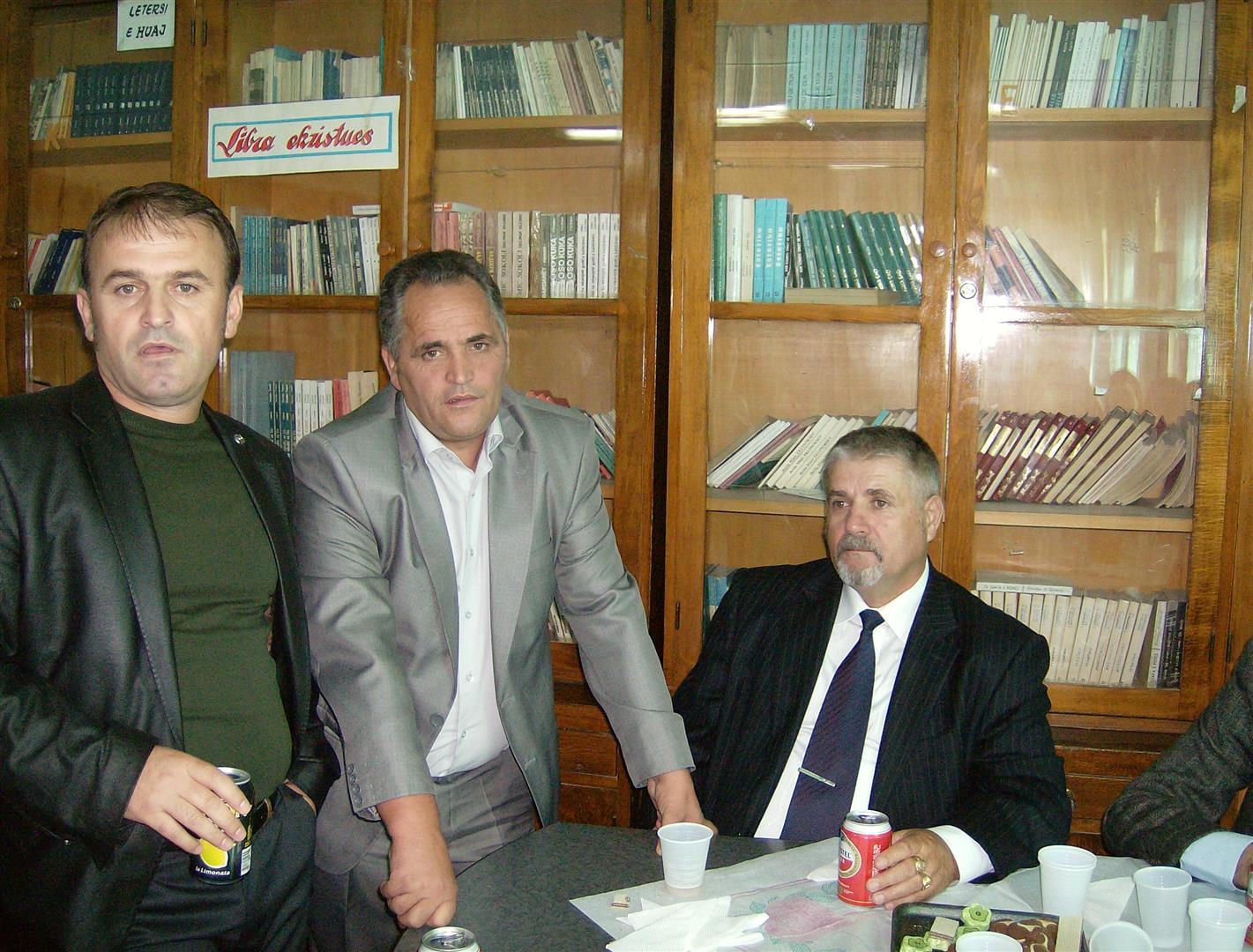With Remzi Matraxhin and Kujtim Caka